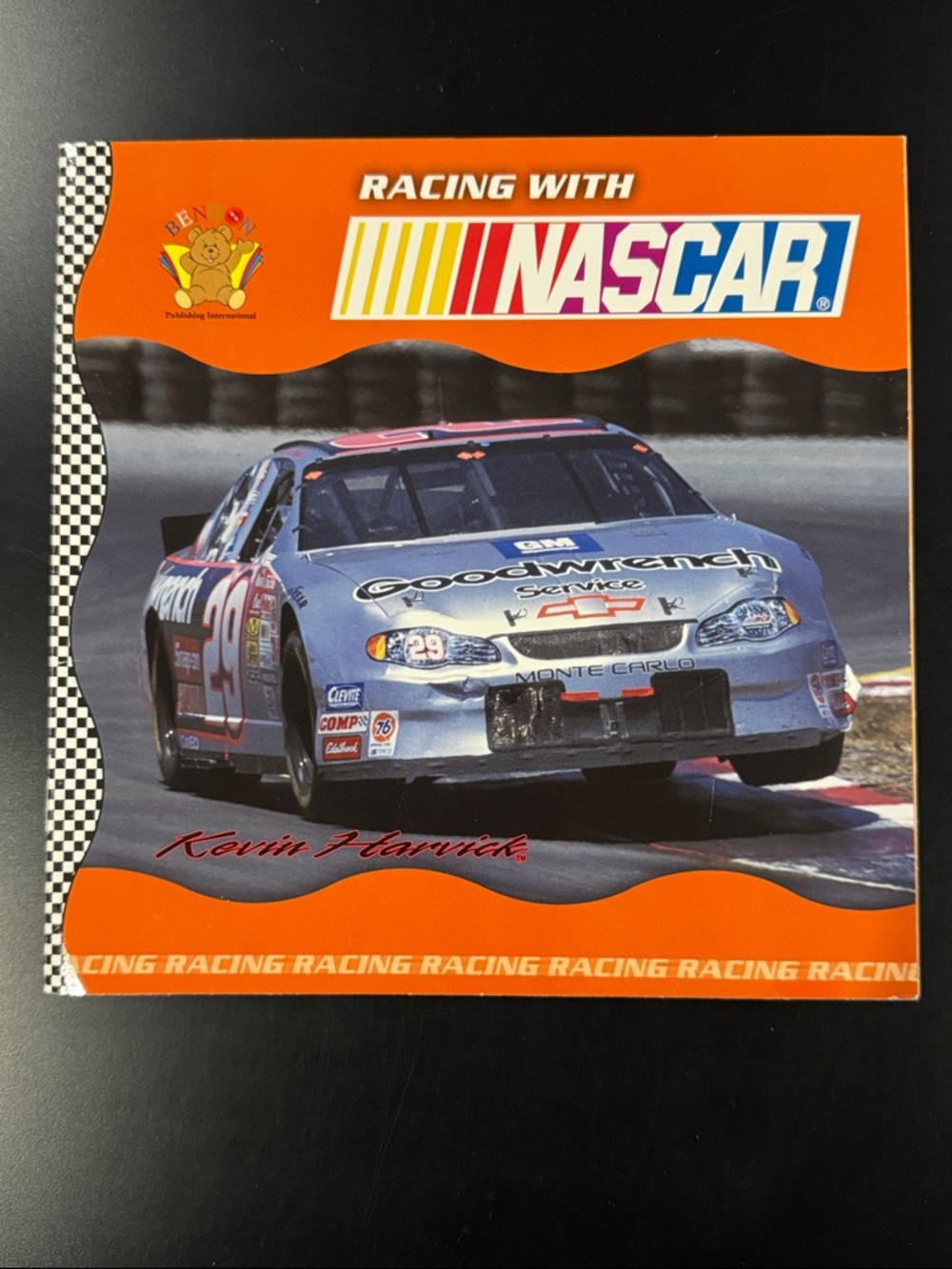 Racing with NASCAR - Vintage Softcover Children’s Book